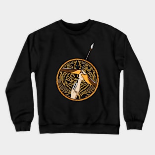 sagittarius zodiac illustration Crewneck Sweatshirt